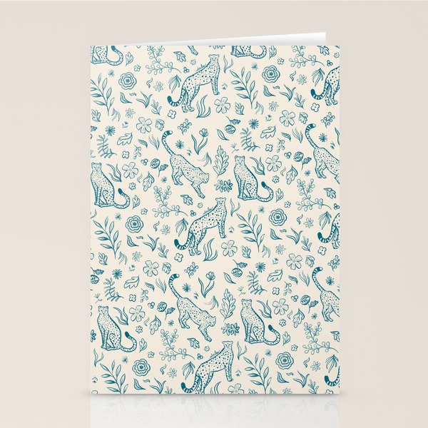 Cheetahs and Plants  Stationery Card Gallery Image 1