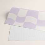 wavy check | lavender Wrapping Paper Gallery Image 2