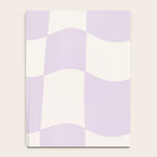 wavy check | lavender Notebook Gallery Image 4