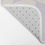 wavy check | lavender Bath Mat Gallery Image 2