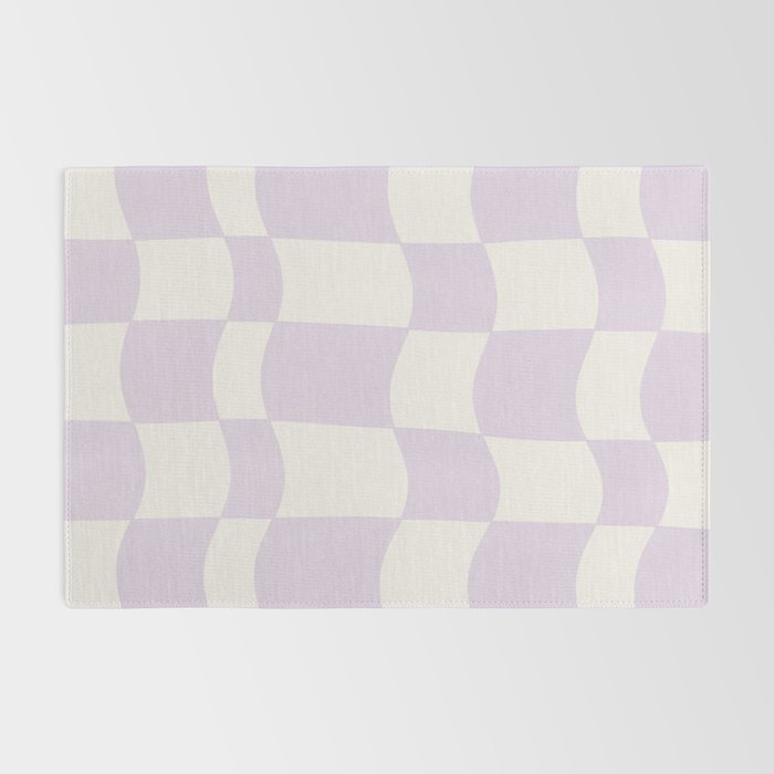 wavy check | lavender Rug Gallery Image 2