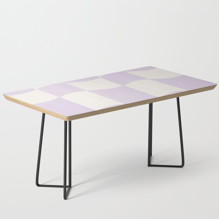 wavy check | lavender Coffee Table Gallery Image 1