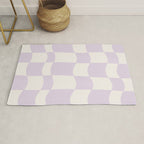 wavy check | lavender Rug Gallery Image 1