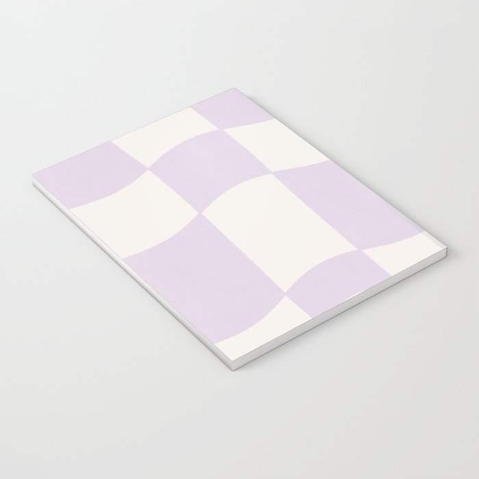 wavy check | lavender Notebook Gallery Image 3