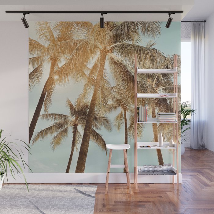 Surfrider palms Wall Mural Gallery Image 1