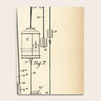 Elevator vintage patent Notebook Gallery Image 4