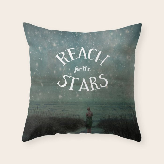 Reach for the Stars Throw Pillow Gallery Image 1