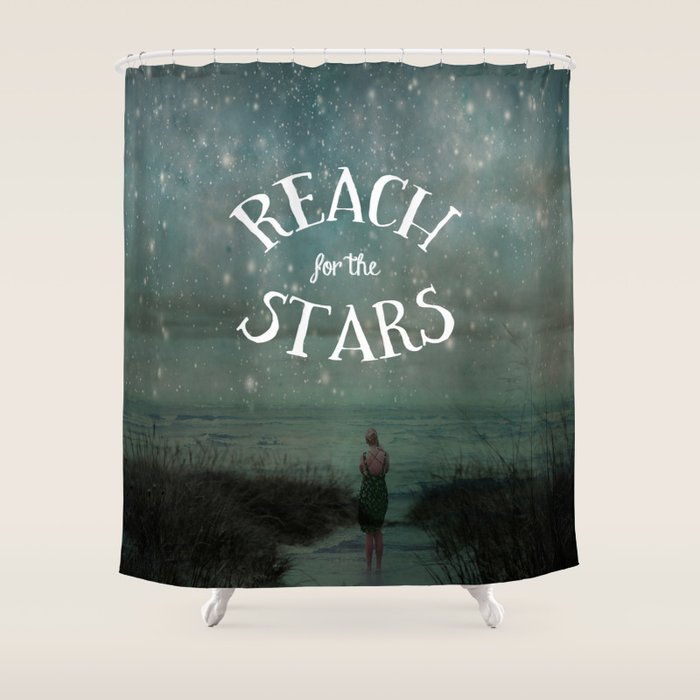 Reach for the Stars Shower Curtain Gallery Image 1