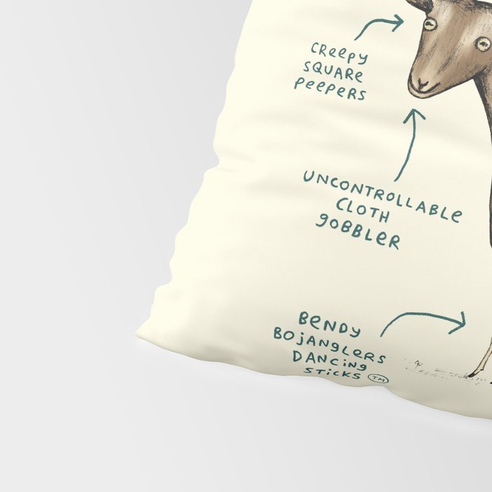 Anatomy of a Goat Pillow Sham Gallery Image 4