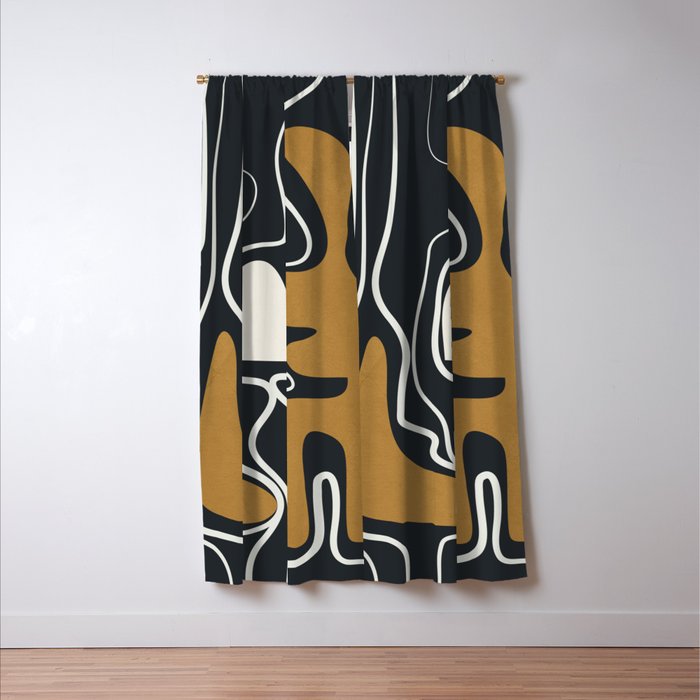 Minimal Abstract Form 1 Window Curtain Gallery Image 3
