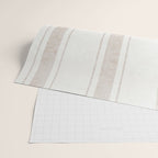 AEGEAN BOLD TICKING STRIPE JUTE Wrapping Paper Gallery Image 2