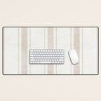 AEGEAN BOLD TICKING STRIPE JUTE Desk Mat Gallery Image 1