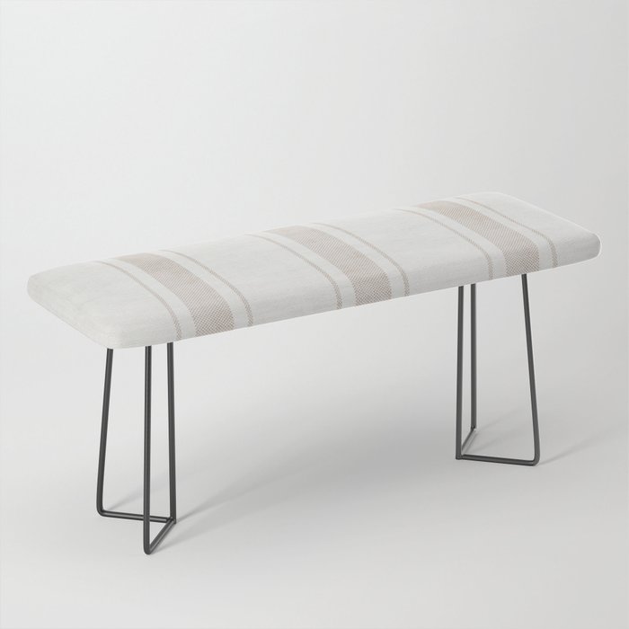 AEGEAN BOLD TICKING STRIPE JUTE Bench Gallery Image 1