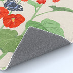 Hollyhock and Butterflies Rug Gallery Image 4