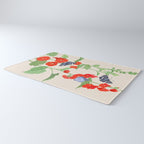 Hollyhock and Butterflies Rug Gallery Image 3