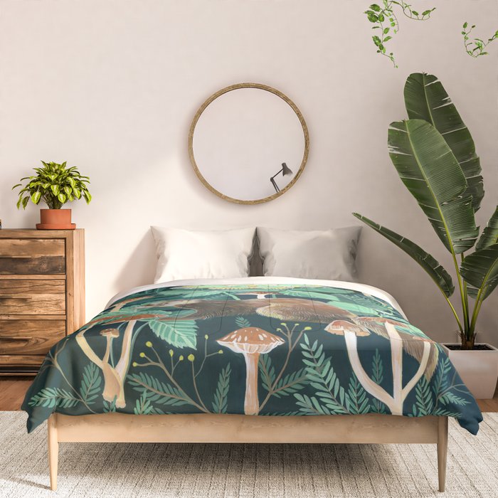 Ferret and Moth Comforter Gallery Image 3