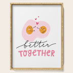 Cute eggs - better together Serving Tray Gallery Image 1