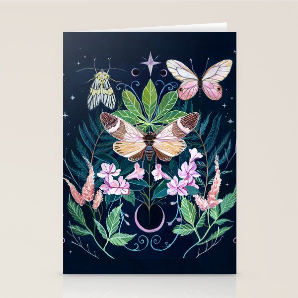 Cicada Moon Stationery Card Gallery Image 2