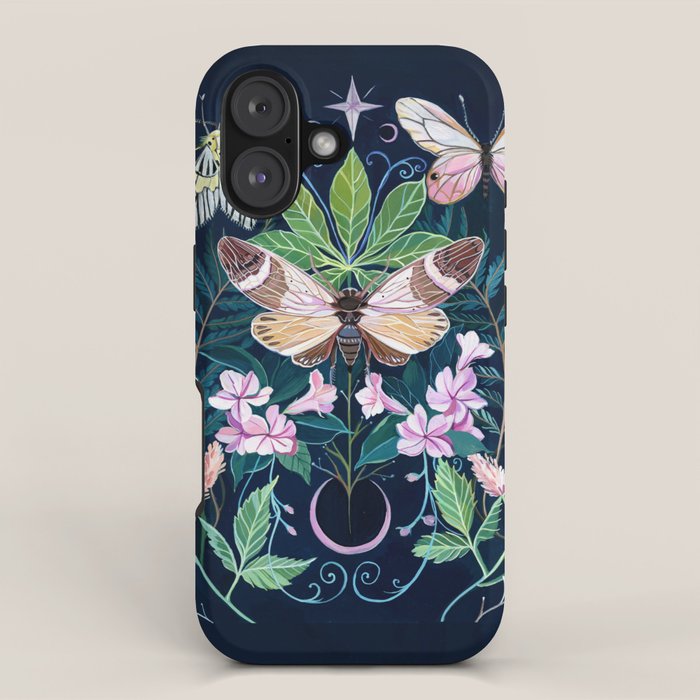 Cicada Moon iPhone Case Gallery Image 1