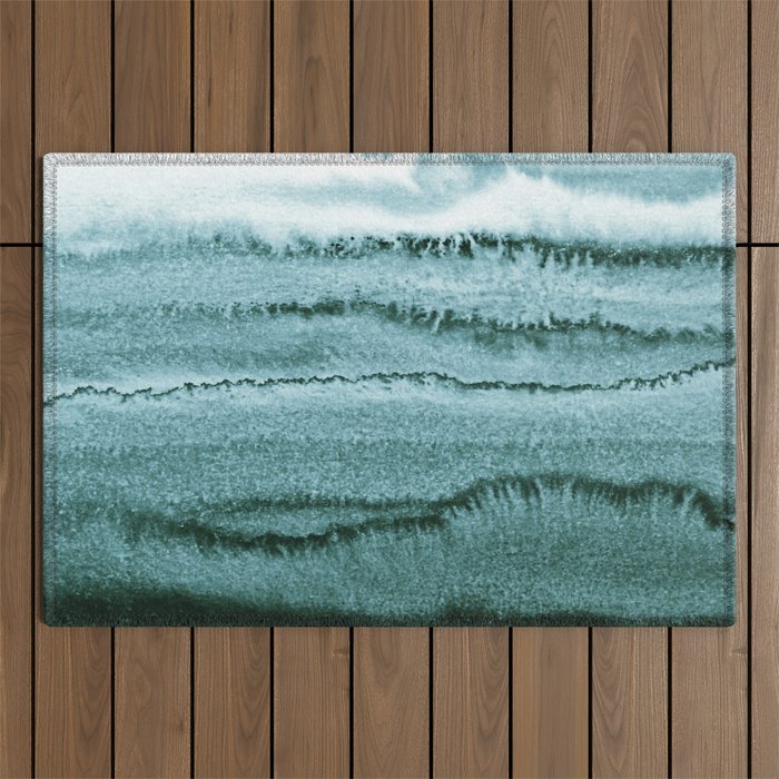 WITHIN THE TIDES - OCEAN TEAL Outdoor Rug Gallery Image 1