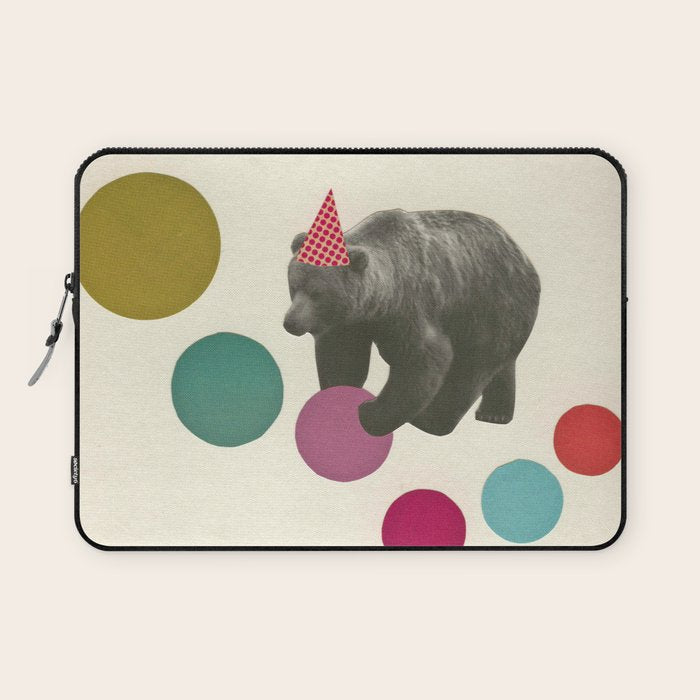 Birthday Bear Laptop Sleeve Gallery Image 1