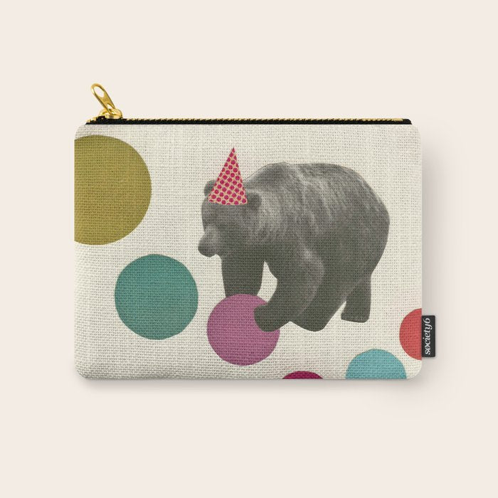 Birthday Bear Carry All Pouch Gallery Image 1