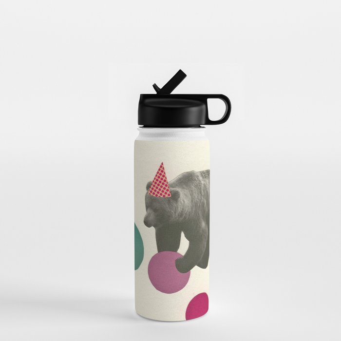 Birthday Bear Water Bottle Gallery Image 1