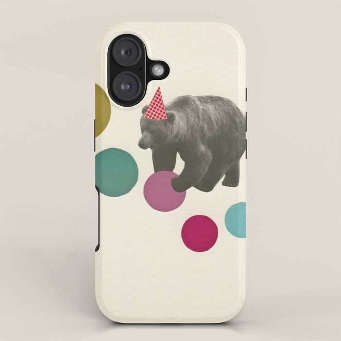 Birthday Bear iPhone Case Gallery Image 1