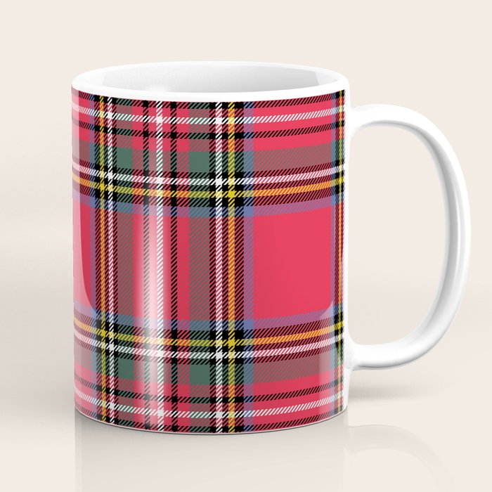Red Tartan Coffee Mug Gallery Image 1