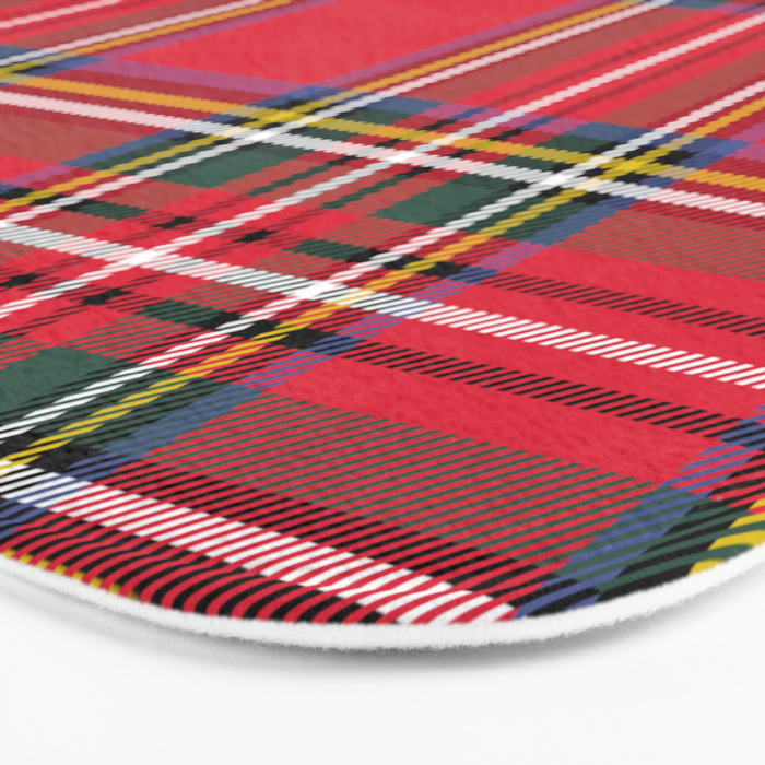 Red Tartan Bath Mat Gallery Image 3