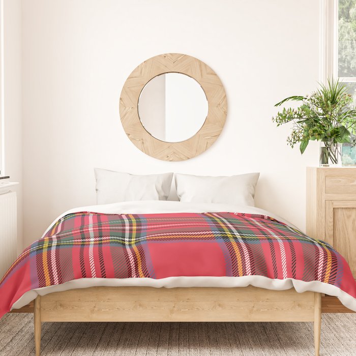 Red Tartan Duvet Cover Gallery Image 3