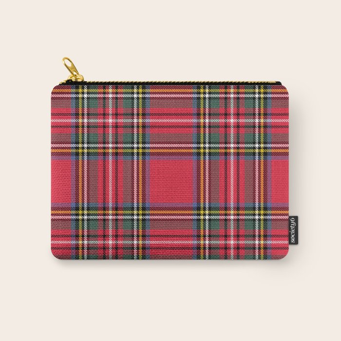 Red Tartan Carry All Pouch Gallery Image 1
