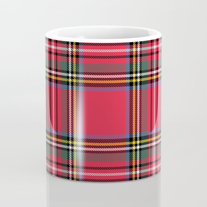 Red Tartan Coffee Mug Gallery Image 4