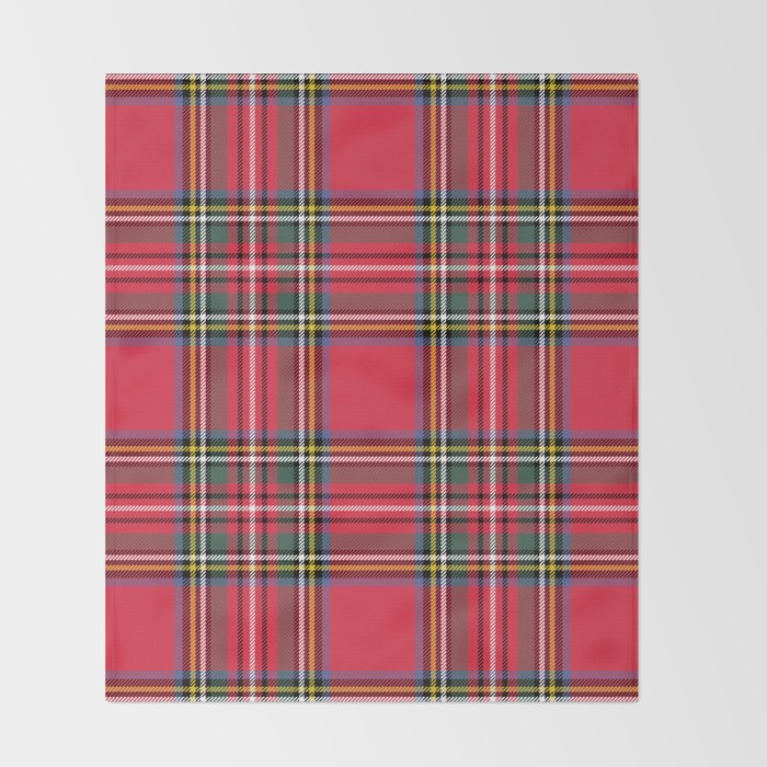 Red Tartan Throw Blanket Gallery Image 2
