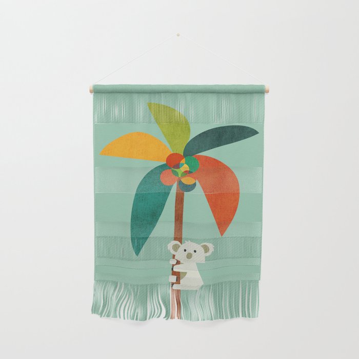 Koala on Coconut Tree Wall Hanging Gallery Image 1