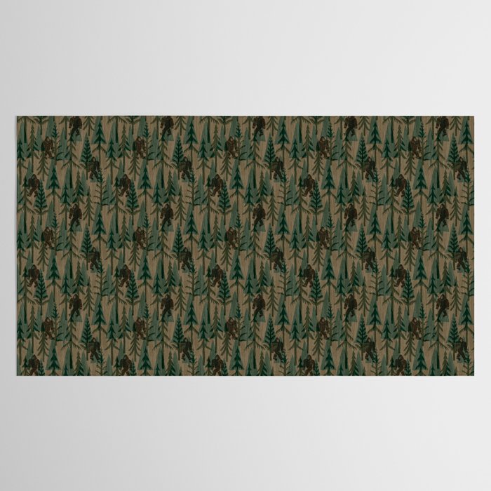 Subtle Sasquatch - Camouflage  Tablecloth Gallery Image 2