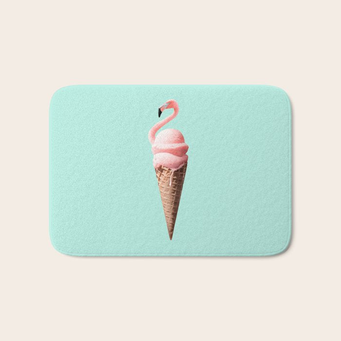 FLAMINGO CONE Bath Mat Gallery Image 1