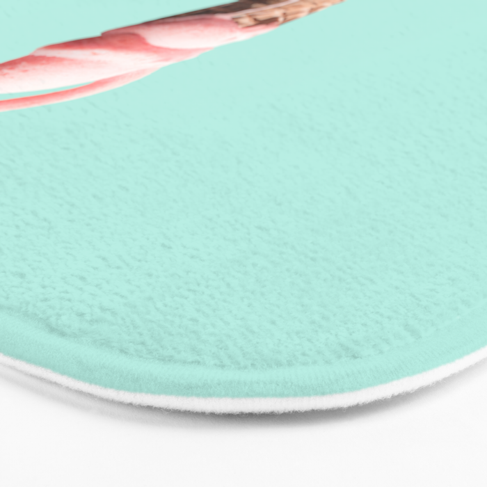 FLAMINGO CONE Bath Mat Gallery Image 3