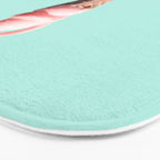 FLAMINGO CONE Bath Mat Gallery Image 3