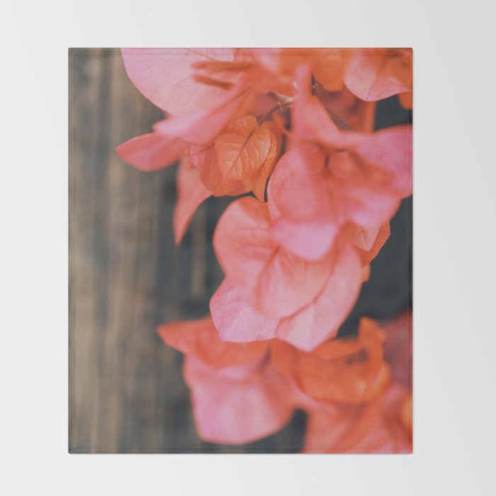 Coral Throw Blanket Gallery Image 2
