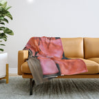 Coral Throw Blanket Gallery Image 1