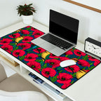 Bee eaters and poppies  Desk Mat Gallery Image 2