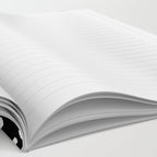 Pink white black watercolor polka dots Notebook Gallery Image 2