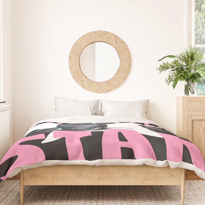 Rats spelt backwards is STAR Duvet Cover Gallery Image 3