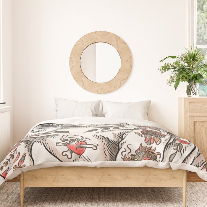 Chubbs the Bulldog Duvet Cover Gallery Image 3