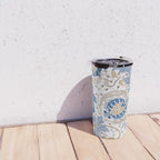 Walter Crane Teazle Art Nouveau Powder Blue Travel Mug Gallery Image 4