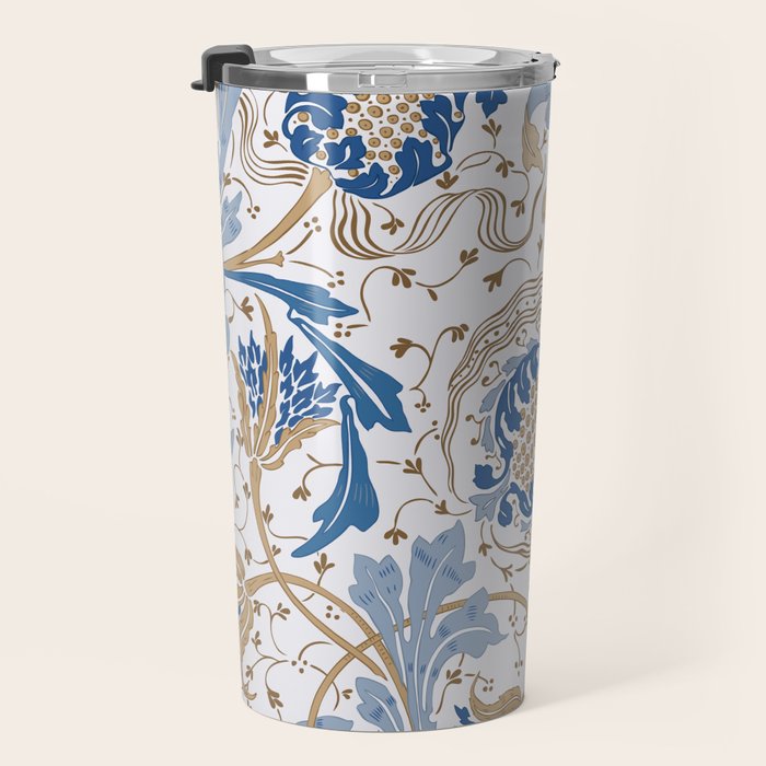 Walter Crane Teazle Art Nouveau Powder Blue Travel Mug Gallery Image 3