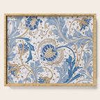 Walter Crane Teazle Art Nouveau Powder Blue Serving Tray Gallery Image 1
