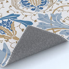 Walter Crane Teazle Art Nouveau Powder Blue Rug Gallery Image 4