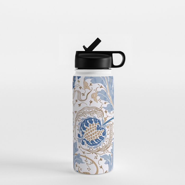 Walter Crane Teazle Art Nouveau Powder Blue Water Bottle Gallery Image 1